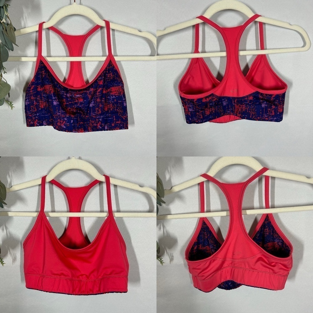 Champion | Reversible Sports Bra Racerback Pink Purple Activewear Size XS